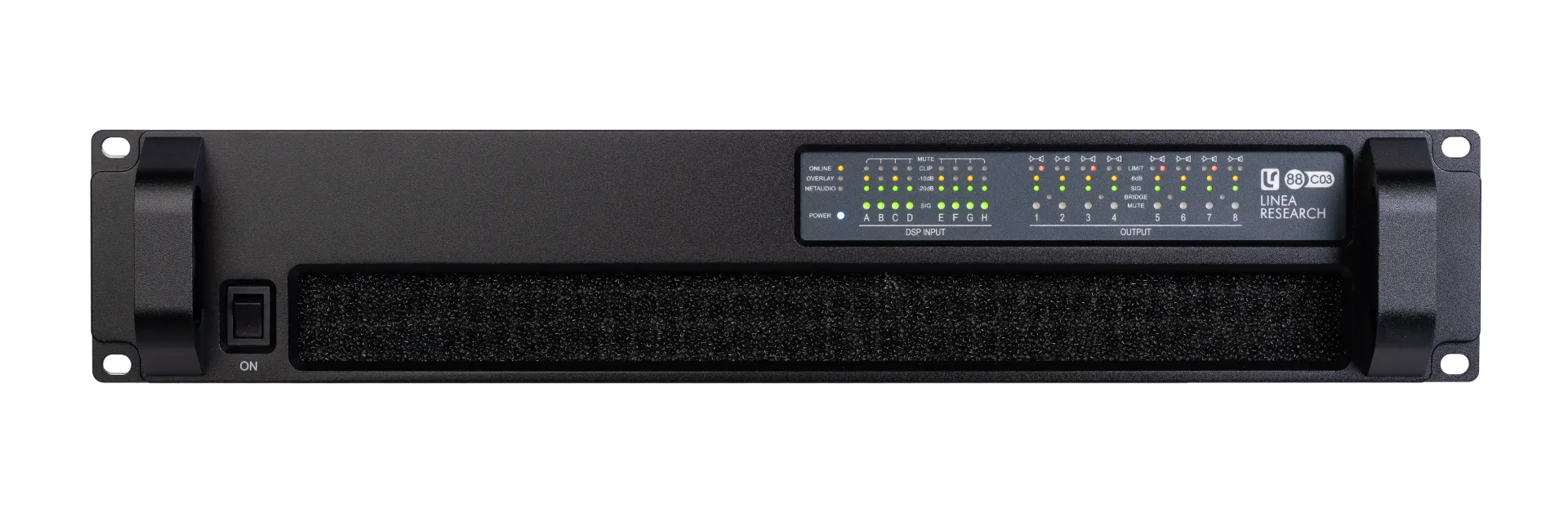 88C3 Dante  8ch Installation Amplifier 400w