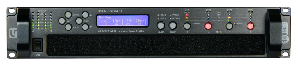 [44M10 Dante 4ch Touring Amplifier 2500w] 44M10 Dante 4ch Touring Amplifier 2500w