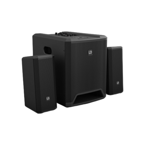 LDDAVE10G4X Compact 2.1 Powered Sound System 10" Sub