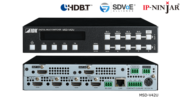 MSD-V42U, 4K@60 Digital Multi Switcher