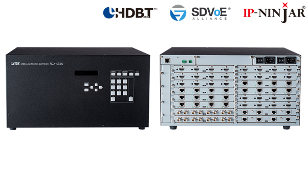 FDX-S32U - Modular Matrix Switcher with 32 Inputs & 32 Outputs, Frame
