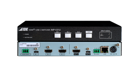 IMP-V31U - 4K@60 HDMI/USB-C (Alt Mode) Switcher with 3 Inputs & 1 Output