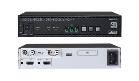 UHDS-01 - 4K@60 HDMI Audio Embedder/De-Embedder