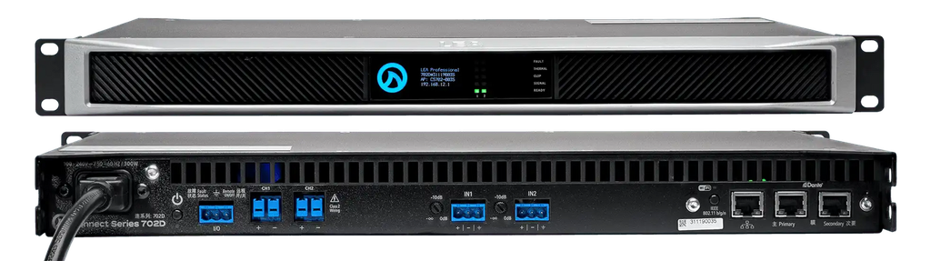 [LEA CS704D-ADSP - 4x 700w 4ch Amplifier AdvanceDSP with DANTE] CS704D-ADSP